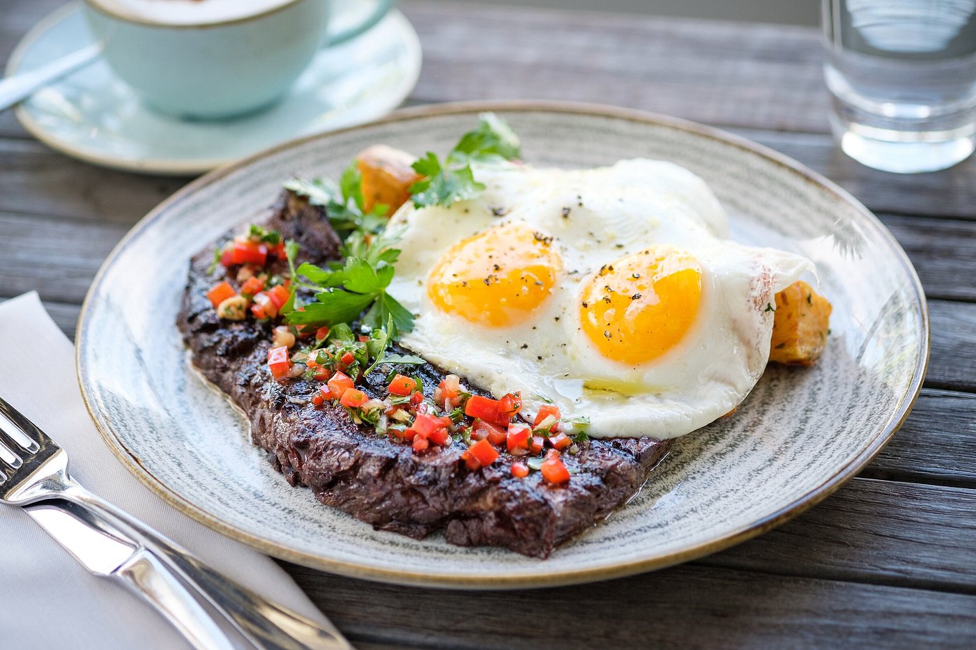 Cana At Fairmont San Juan Steak And Eggs Isla Verde Beach