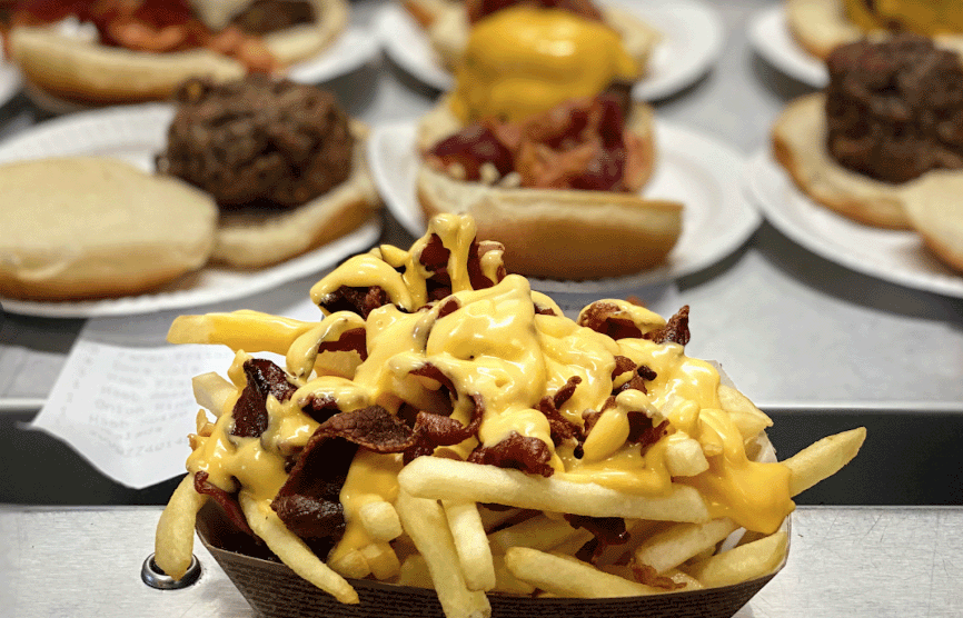 El Hamburger Isla Verde Beach Bacon Cheese Fries