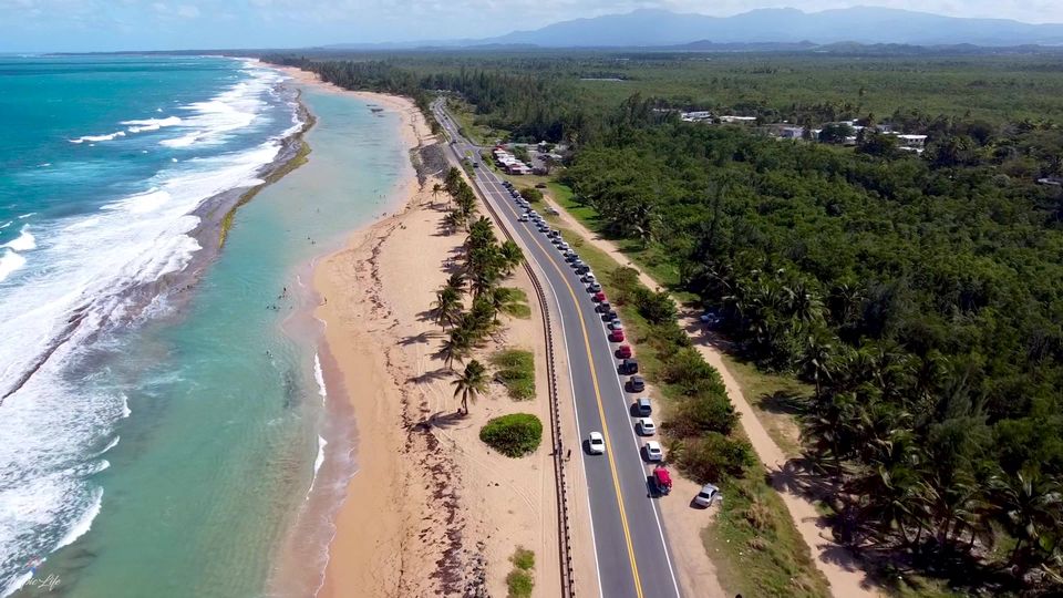 Local Food Kiosks and Culture Near Piñones Beach